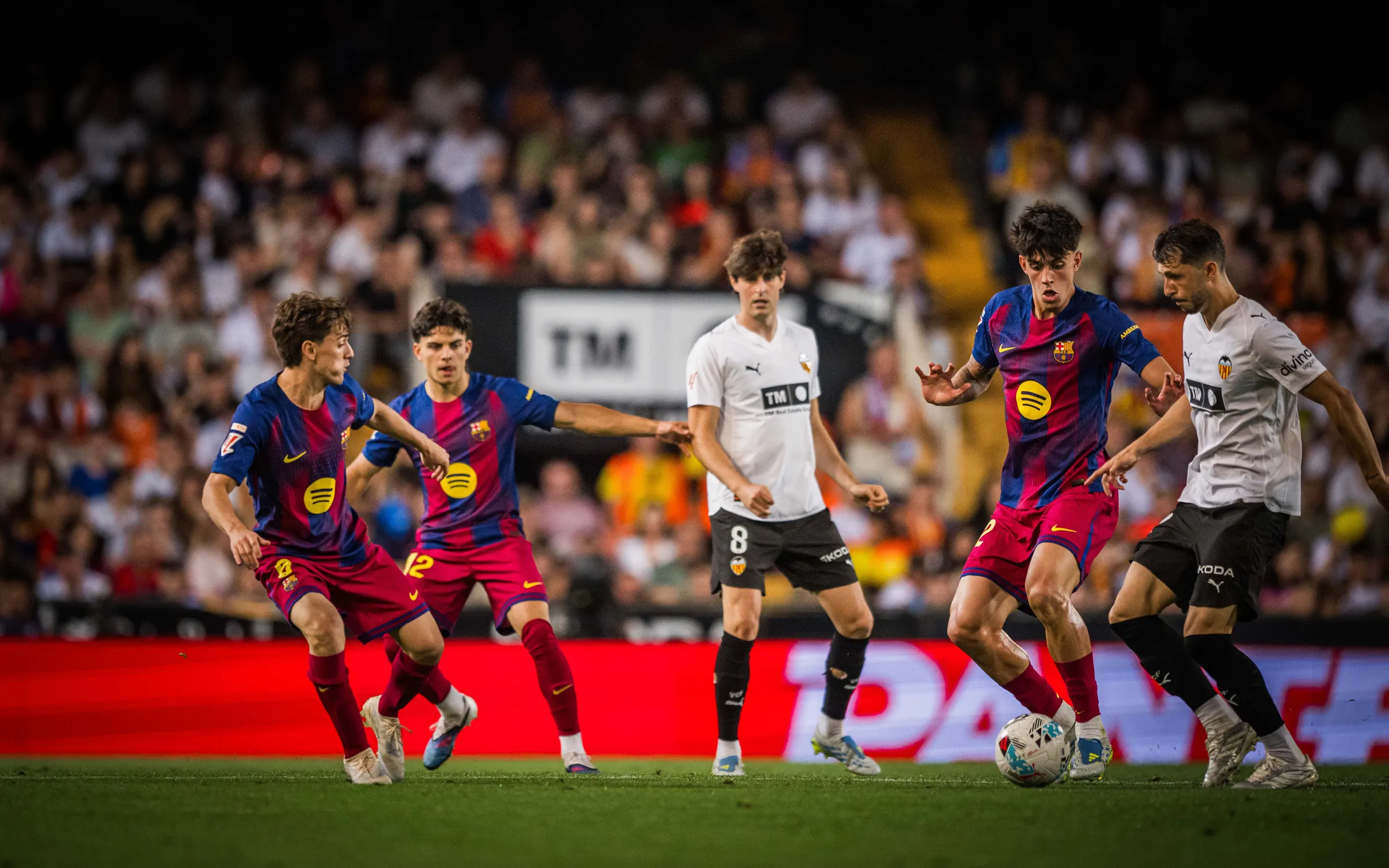 Youth soccer players defeated after a tough game