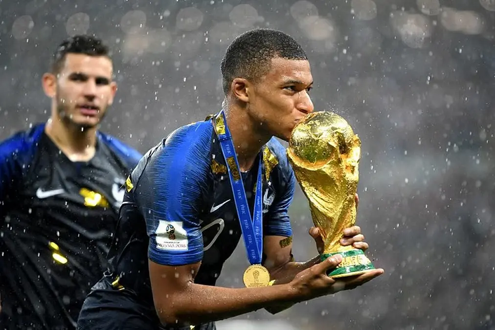 Kylian Mbappe in action at the 2026 World Cup