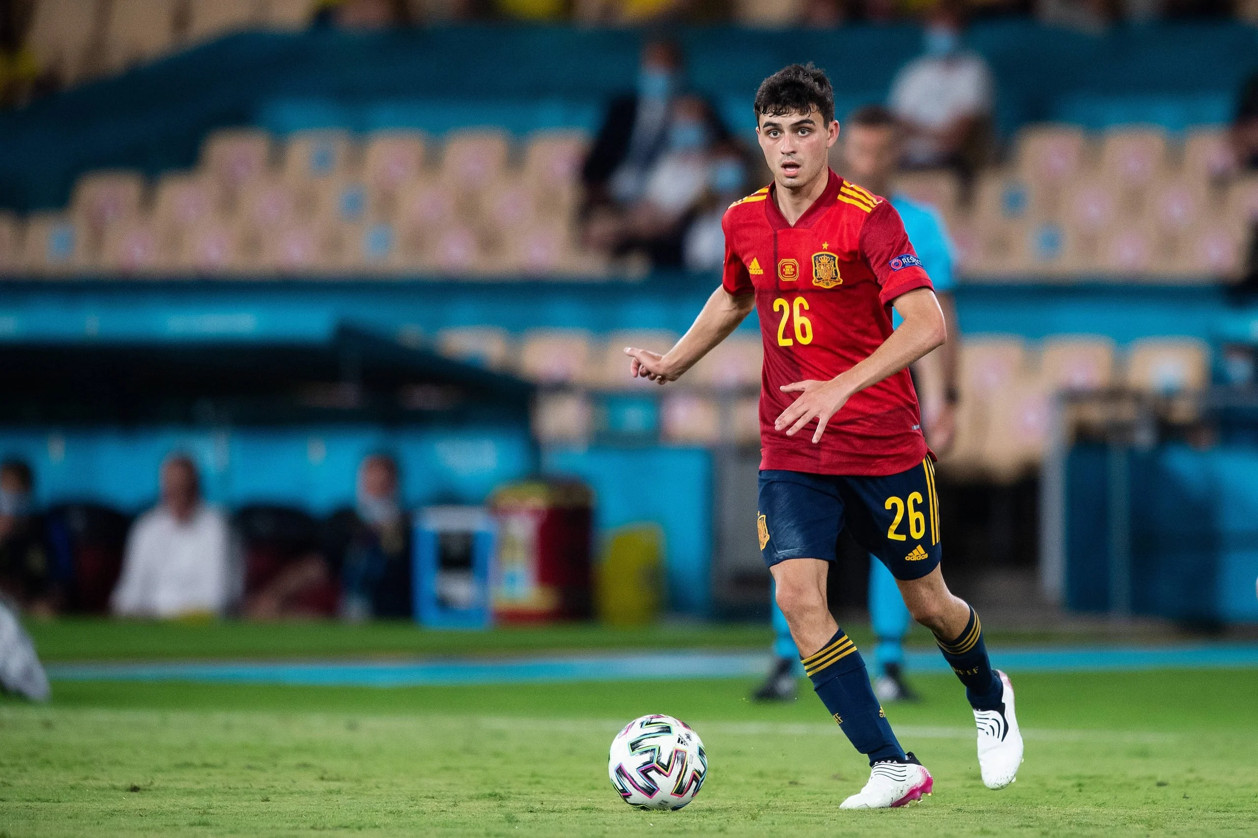 Pedri in action at the 2026 World Cup