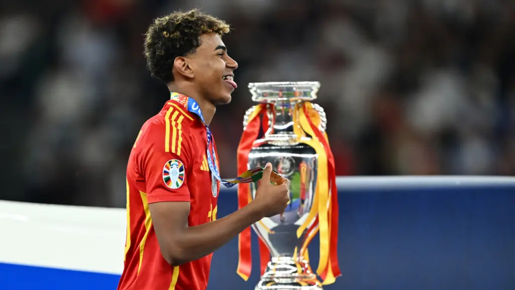 Lamine Yamal in action at the 2026 World Cup
