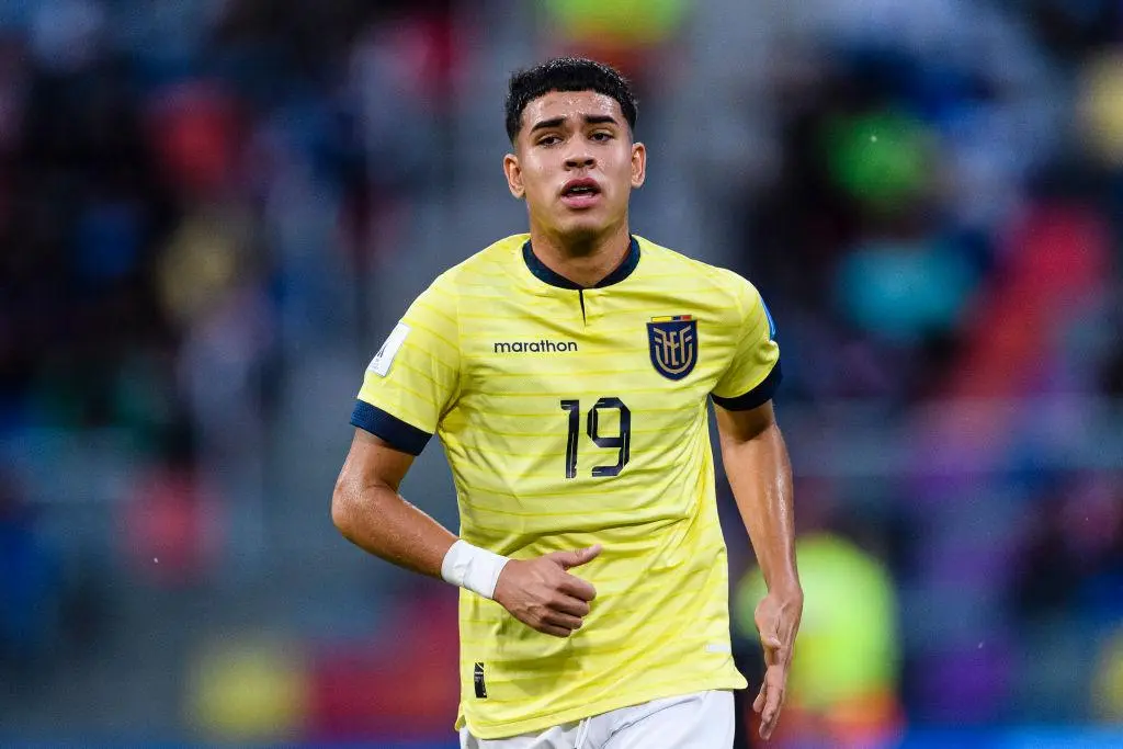 Kendry Paez in action at the 2026 World Cup